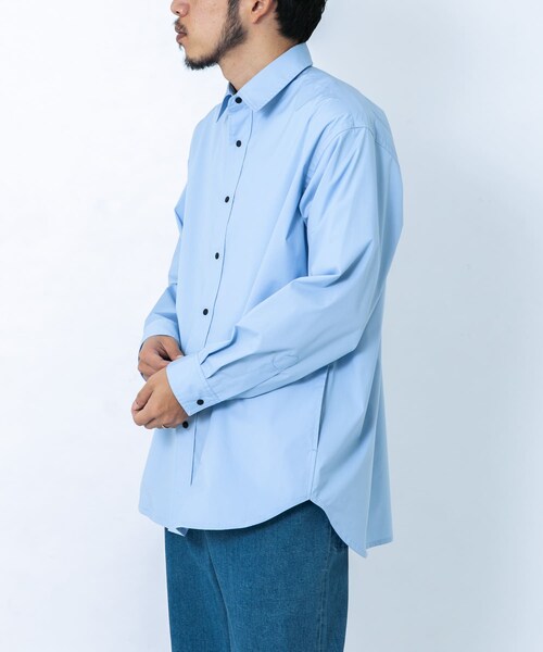 EKAL(エカル)の「エステネージュ ロングスリーブシャツ(シャツ/ブラウス・メンズ・サックス/ストライプ・M/L)」の5枚目の写真