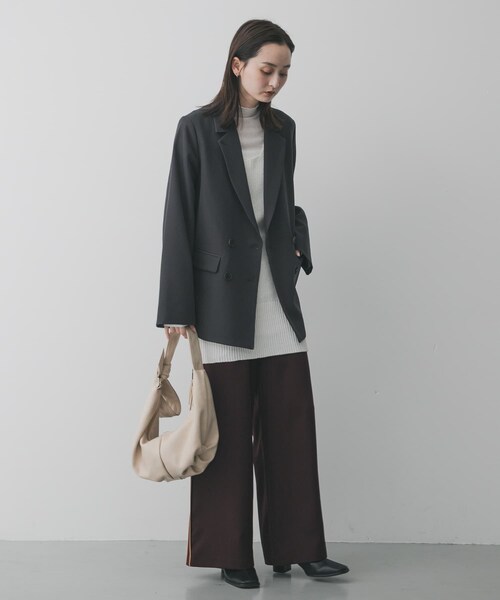 SENSE OF PLACE by URBAN RESEARCH（センスオブプレイスバイアーバンリサーチ）の「クロワッサンショルダーバッグ（ショルダーバッグ・レディース・BLACK/MUSTARD/BEIGE・One）」の22枚目の写真