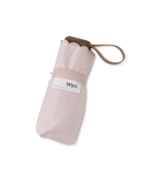 ROPE' PICNIC(ロペピクニック)の「【Wpc.】遮光ビジューボタンmini 折りたたみ日傘/UVカット・晴雨兼用(折りたたみ傘・レディース・ブラック/ホワイト/ピンク・F)」の14枚目の写真