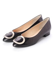 carino（カリーノ）の「モード エ ジャコモ カリーノ MODE ET JACOMO carino 【クッション入り】バックル付ローヒールパンプス （パンプス）」