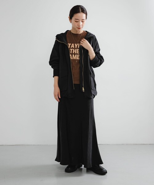 URBAN RESEARCH（アーバンリサーチ）の「コットンナイロンマウンテンパーカー（マウンテンパーカー・レディース・BLACK/CHARCOAL/BEIGE・FREE）」の10枚目の写真