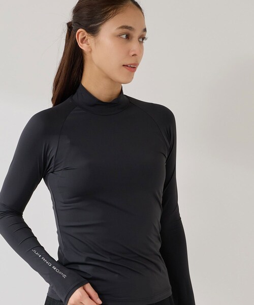 ROPE'(ロペ)の「クールコアモックプルオーバー/UV・吸水速乾・接触冷感(Tシャツ/カットソー・レディース・ブラック/ホワイト/ベージュ・L/M/S)」の17枚目の写真