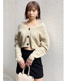 EMODA | クロップレイヤードニット(ニット/セーター)