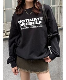 EMODA | 【WEB限定】スパイラルロゴスウェット(スウェット)