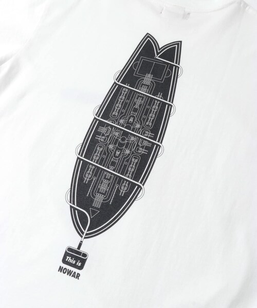 THE GOODLAND MARKET（ザグッドランドマーケット）の「That’s　RE the Tee-NOWAR（Tシャツ/カットソー・メンズ・WH/GRN・M/L/XL）」の12枚目の写真