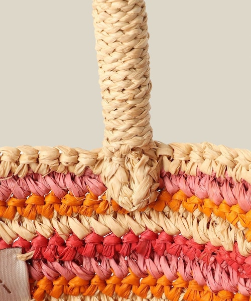 ROPE'(ロペ)の「【CAMALYA(カマーリア)】MALINA(トートバッグ・レディース・グリーン/ピンク系・F)」の13枚目の写真