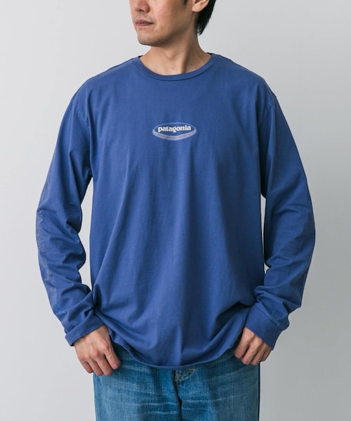 URBAN RESEARCH DOORS（アーバンリサーチドアーズ）の「patagonia　MsLongWayRoundOrganicLong-Sleeve（Tシャツ/カットソー・メンズ・INBK/UDNL/CUBL・S/M/L/XL）」の8枚目の写真