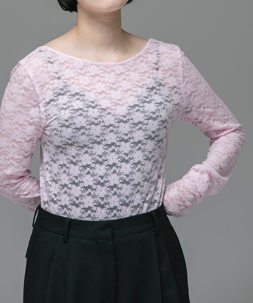 URBAN RESEARCH（アーバンリサーチ）の「ambiguous　Lace Body Suit（その他アンダーウェア/インナー・レディース・WHITE/BLACK/PINK・FREE）」の19枚目の写真