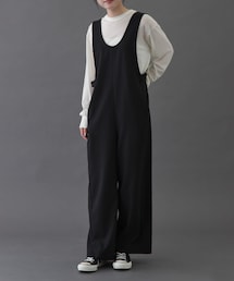 URBAN RESEARCH DOORS（アーバンリサーチドアーズ）の「FORK&SPOON　Uネックプラケットオーバーオール（ワンピース・レディース）」