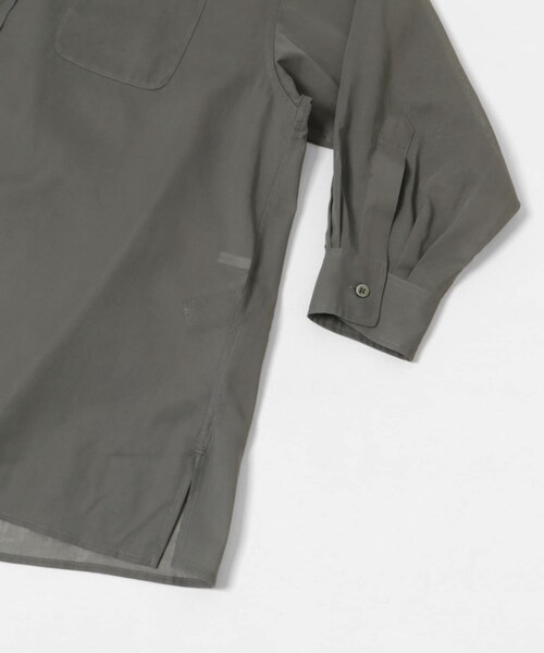 THE GOODLAND MARKET（ザグッドランドマーケット）の「『別注』MIDIUMISOLID×TGM　sheer voile shirts（シャツ/ブラウス・レディース・SAX/GRAY/OFF・one）」の14枚目の写真