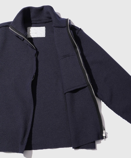 ADAM ET ROPE'(アダムエロペ)の「【CAMIEL FORTGENS/カミエル フォートヘンス】ZIP UP KNIT(ニット/セーター・メンズ・ネイビー・S/XS)」の11枚目の写真