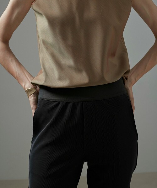 ADAM ET ROPE'（アダムエロペ）の「【MOON TREE PLANET（ムーンツリープラネット）】line pants sports（その他パンツ・レディース・ブラック/ホワイト・M）」の16枚目の写真