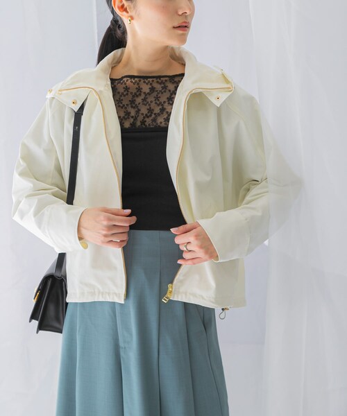 URBAN RESEARCH ROSSO（アーバンリサーチロッソ）の「『WEB限定』フードマウンテンパーカー（マウンテンパーカー・レディース・CHARCOAL/IVORY/YELLOW・FREE）」の7枚目の写真