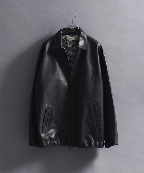 URBAN RESEARCH（アーバンリサーチ）の「『別注』semoh×URBAN RESEARCH　Horse Leather Jacket（テーラードジャケット・メンズ・BLACK・2/3）」の8枚目の写真