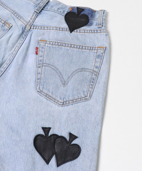 URBAN RESEARCH(アーバンリサーチ)の「TanC TOKYO W.SPADE PATCH BUGGY REMAKE DENIM(デニムパンツ・レディース・BLUE1/BLUE2/BLUE3/BLUE4・28/30)」の12枚目の写真