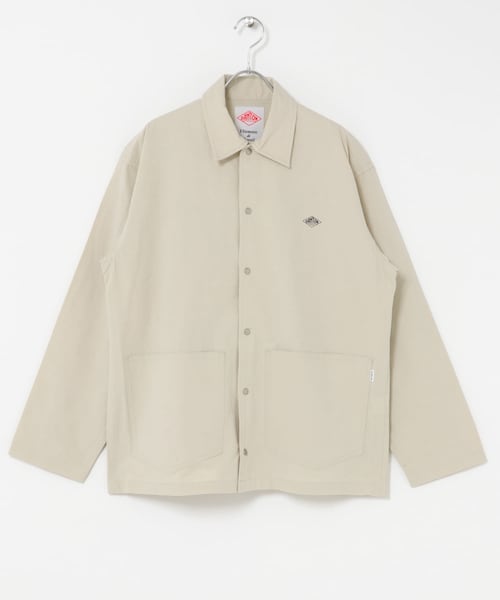 URBAN RESEARCH DOORS(アーバンリサーチドアーズ)の「DANTON COVERALL SHIRTS(シャツ/ブラウス・メンズ・LT.BEIGE/CHARCOAL/YELLOW/NAVY・38/40/42)」の2枚目の写真
