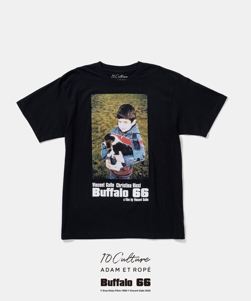 ADAM ET ROPE'(アダムエロペ)の「【Buffalo 66 × 10Culture for ADAM ET ROPE'】Buffalo 66 T SHIRT(Tシャツ/カットソー・レディース・ブラック/ブラック系/スミクロ/チャコール/グレー/ライトグレー/グレー系/ホワイト/ホワイト系・L/M/XL)」の8枚目の写真