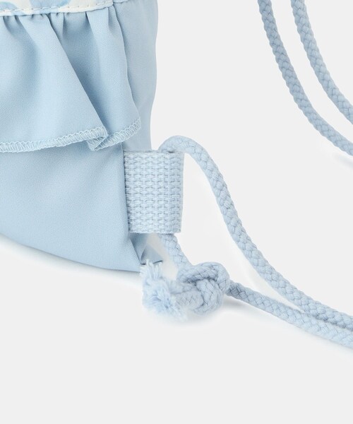 ROPE' PICNIC(ロペピクニック)の「【KIDS/キッズ】チェック×リボン柄ナップザック(バックパック/リュック・キッズ・サックス/ラベンダー系・F)」の18枚目の写真