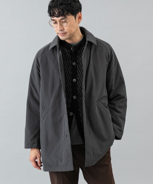 URBAN RESEARCH ROSSO(アーバンリサーチロッソ)の「『XLサイズあり』NOUVELLE中綿ステンカラーコート(ステンカラーコート・メンズ・BLACK/CHARCOAL・M/L/XL)」の20枚目の写真