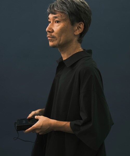 URBAN RESEARCH(アーバンリサーチ)の「Wide Dad BREEZY TECH ポロシャツ(ポロシャツ・メンズ・D.NAVY/BLACK/CHARCOAL・1/2)」の18枚目の写真