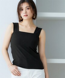 nissen | 接触冷感タンクトップ（ブラヒモがみえにくい）(キャミソール)