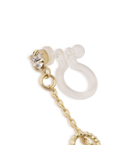 ROPE' PICNIC（ロペピクニック）の「チェーン/パールノンホールピアス（ピアス（両耳用）・レディース・ゴールド/シルバー・F）」の10枚目の写真