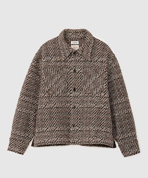 ROPE' | 【COOHEM】VELVET CHECK TWEED JACKET (コーヘン/ツイードジャケット)(ブルゾン)