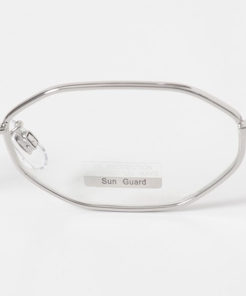 KBF（ケイビーエフ）の「メタルフレームサングラス（メガネ・レディース・BROWN/CLEAR・One）」の10枚目の写真