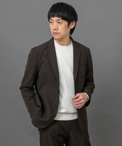 LIFE STYLE TAILOR　4WAYストレッチメランジジャケット