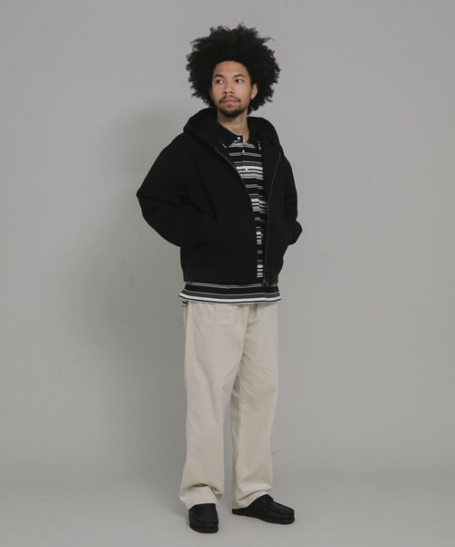 URBAN RESEARCH Sonny Label（アーバンリサーチサニーレーベル）の「ダックフーデッドショートブルゾン（ブルゾン・メンズ・キャメル/ブラック・M/L）」の8枚目の写真