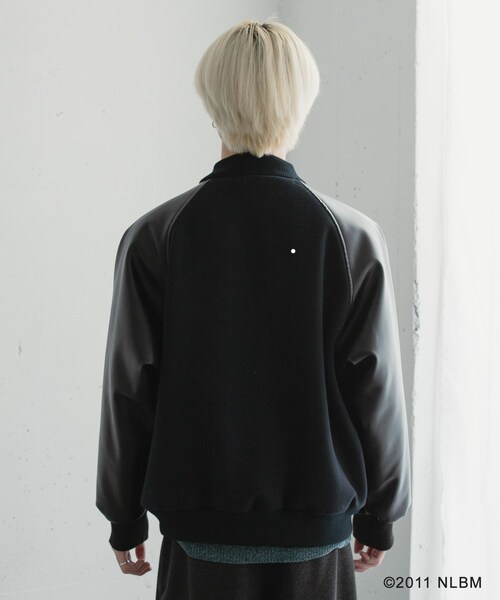SENSE OF PLACE by URBAN RESEARCH(センスオブプレイスバイアーバンリサーチ)の「Negro Leagues スタジャン(スタジャン・メンズ・BLACK/NAVY・M/L)」の14枚目の写真