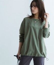 nissen | ユーティリティミリタリーTブラウス（はっ水・ストレッチ）＜大きいサイズ有＞(シャツ/ブラウス)