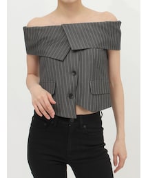 MURUA | オフショルマニッシュブラウス(シャツ/ブラウス)