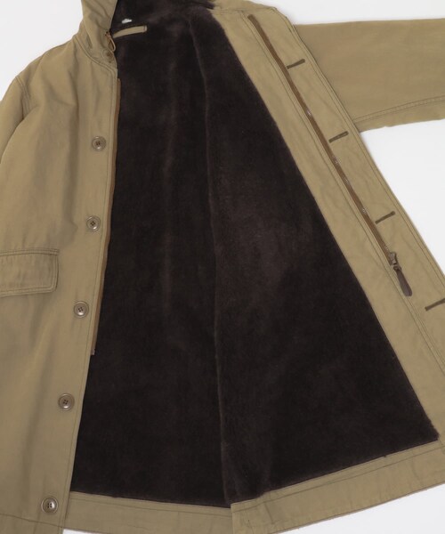 URBAN RESEARCH(アーバンリサーチ)の「A PRESSE Vintage WashedWool US Navy N-2 DeckCoat(ミリタリージャケット・メンズ・BEIGE・2/3/4)」の10枚目の写真