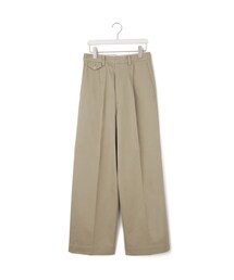 ADAM ET ROPE' | 【公式サイト限定】【AURALEE(オーラリー)】WASHED FINX CHINO ONE-TUCK PANTS(チノパンツ)