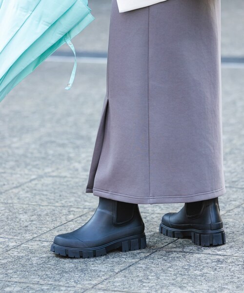 RODE SKO（ロデスコ）の「厚底サイドゴアラバーブーツ（レインシューズ・レディース・BLACK・36/37/38）」の10枚目の写真