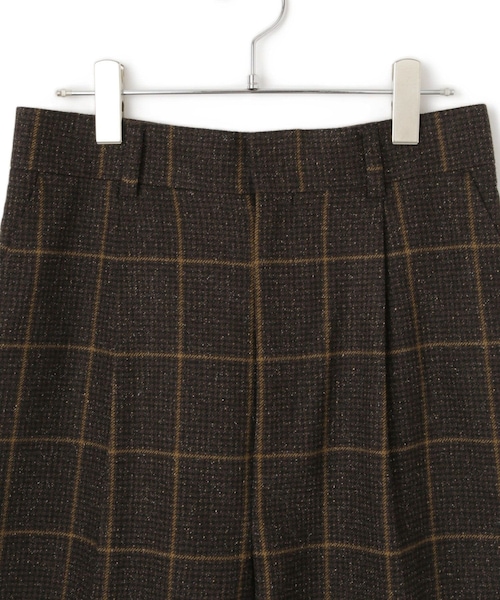 ADAM ET ROPE'（アダムエロペ）の「ツイード＆チェックショートパンツ（その他パンツ・レディース・グレー/ブラウン・36/38）」の17枚目の写真