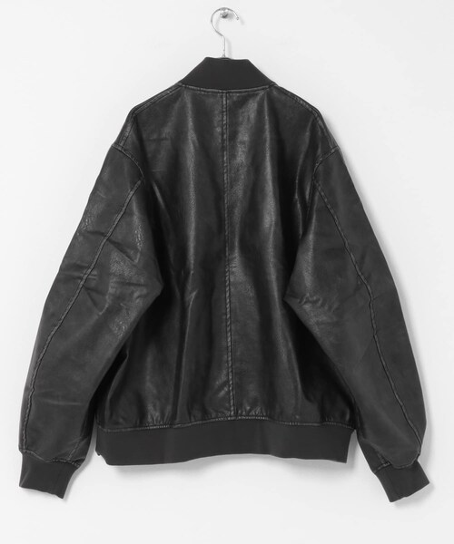 URBAN RESEARCH Sonny Label（アーバンリサーチサニーレーベル）の「ARMY TWILL　VeganLeatherBlouson（その他アウター・メンズ・BLACK/BROWN・M/L）」の12枚目の写真