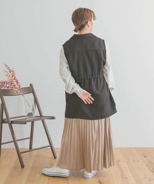 ITEMS URBANRESEARCH（アイテムズ アーバンリサーチ）の「ミリタリーベスト（ベスト・レディース・GRN/BEG/BLK・FREE）」の11枚目の写真