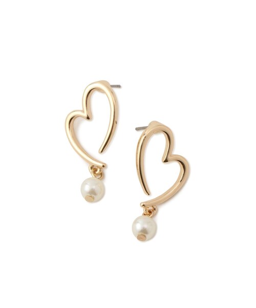 VIS(ビス)の「揺れパールハートピアス(ピアス(両耳用)・レディース・ゴールド/シルバー・F)」の11枚目の写真