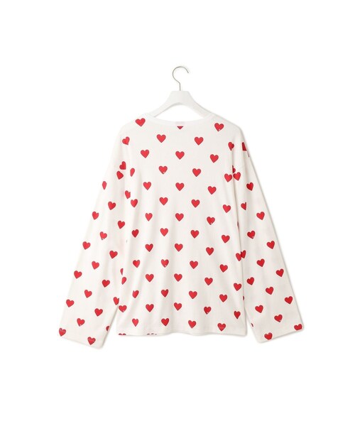 ADAM ET ROPE'(アダムエロペ)の「【WEB限定】・【PETIT BATEAU pour ADAM ET ROPE'】別注ハートプリントパジャマ(ルームウェア/パジャマ・レディース・ネイビー/レッド・F)」の20枚目の写真