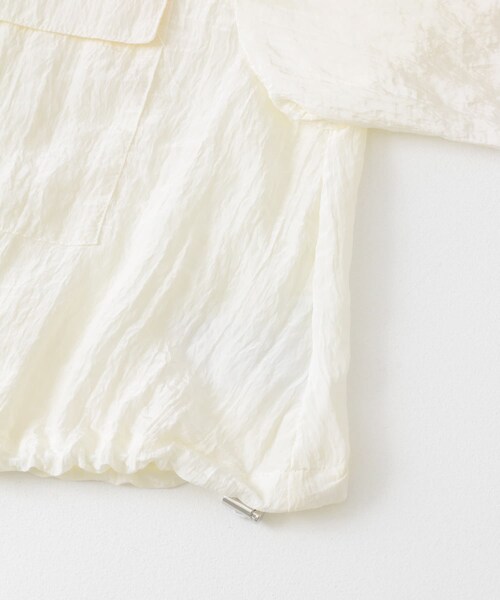 SENSE OF PLACE by URBAN RESEARCH(センスオブプレイスバイアーバンリサーチ)の「ドロストシャーリングシアーブルゾン(ブルゾン・レディース・ORANGE/IVORY/BLACK・one)」の19枚目の写真