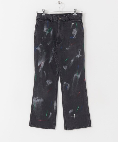 URBAN RESEARCH iD　スプラッシュデニムブーツカットパンツ