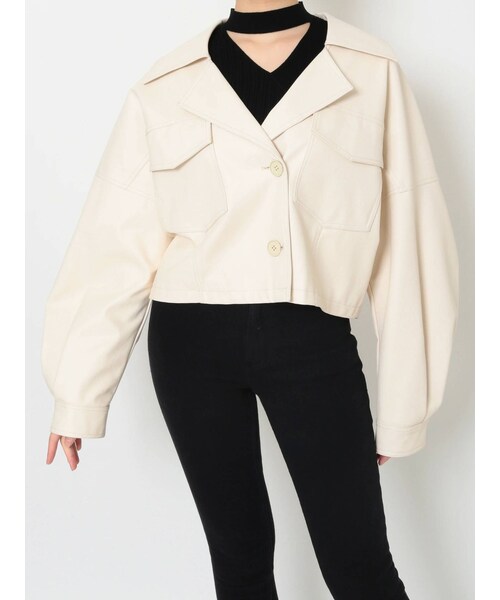 COOME エコレザーショートジャケット 新時代のレザーウェア - 1LDK annex