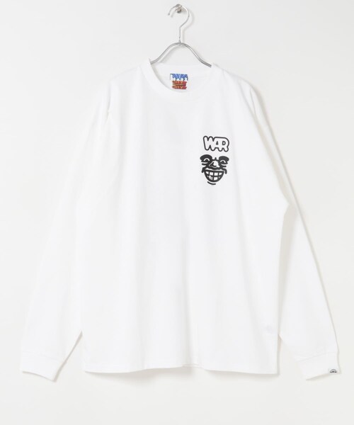 URBAN RESEARCH（アーバンリサーチ）の「CITY COUNTRY CITY　CCC×WAR＿COTTON L/S T（Tシャツ/カットソー・メンズ・BLK/WHT/WHT/BLK/WHT/BLU・L/XL）」の10枚目の写真