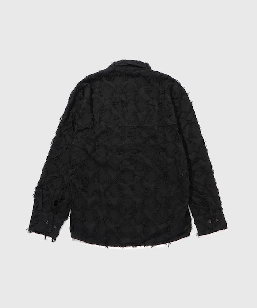 ADAM ET ROPE'（アダムエロペ）の「【Sefr/セファ】WES SHIRT FRINGE（シャツ/ブラウス・メンズ・ブラック・M/S）」の11枚目の写真