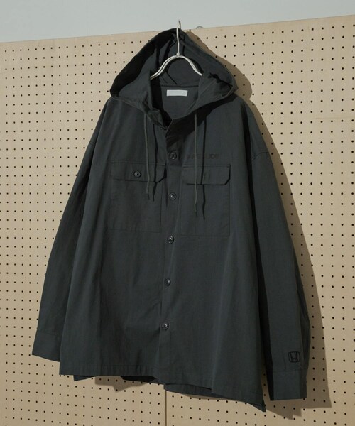 SENSE OF PLACE by URBAN RESEARCH（センスオブプレイスバイアーバンリサーチ）の「HONDA Hoodie Long-Sleeve Shirts（シャツ/ブラウス・メンズ・GREEN/MINT・M/L）」の9枚目の写真