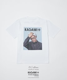 ADAM ET ROPE' | 【KAGAMI+ Ryuichi Sakamoto × 10Culture / ADAM ET ROPE'】KAGAMI+ PHOTO TEE(Tシャツ/カットソー)