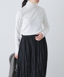 コットンウールテレコタートルカットソー