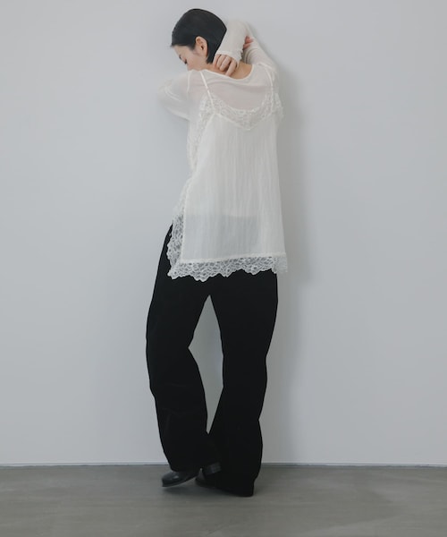 KBF(ケイビーエフ)の「『2サイズ展開』フロントパネルデザインデニム(デニムパンツ・レディース・BLUE/BROWN/BLACK・36/38)」の7枚目の写真